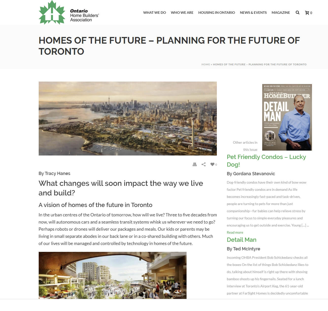 Homes of the future – Planning for the future of toronto – Assembly